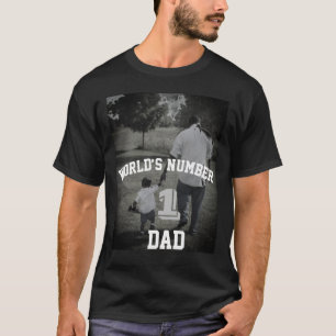 Custom Photo World’s Number One Dad Grandpa Uncle  T-Shirt