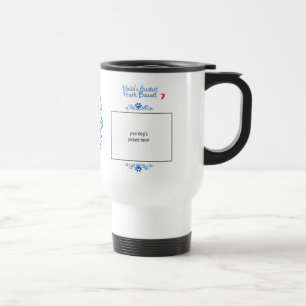 Custom Photo! Worlds Greatest Hush Basset Travel Mug
