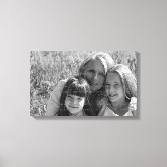 Custom Photo Wrapped Canvas | Mother's Day Print (Front)