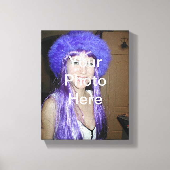 Custom Photo Wrapped Canvas Print (Front)