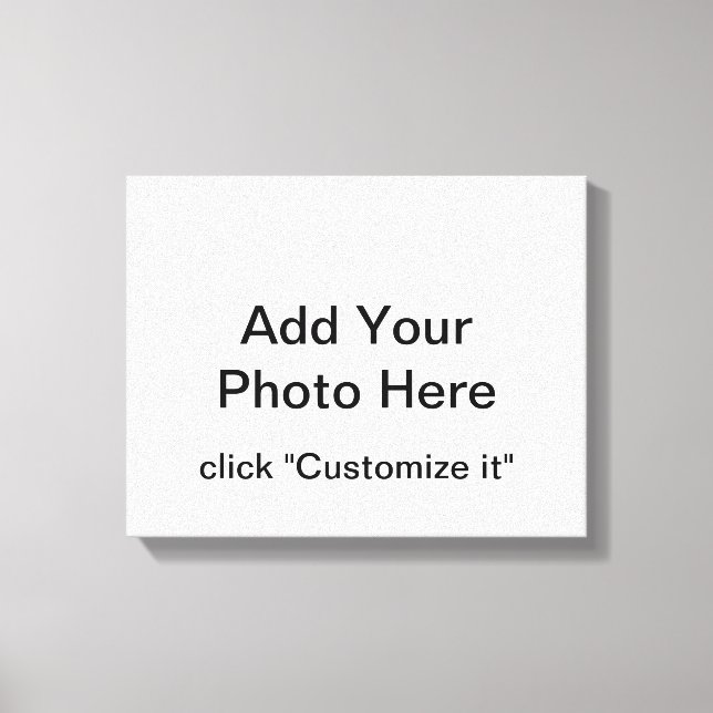 Custom Photo Wrapped Canvas Print (Front)