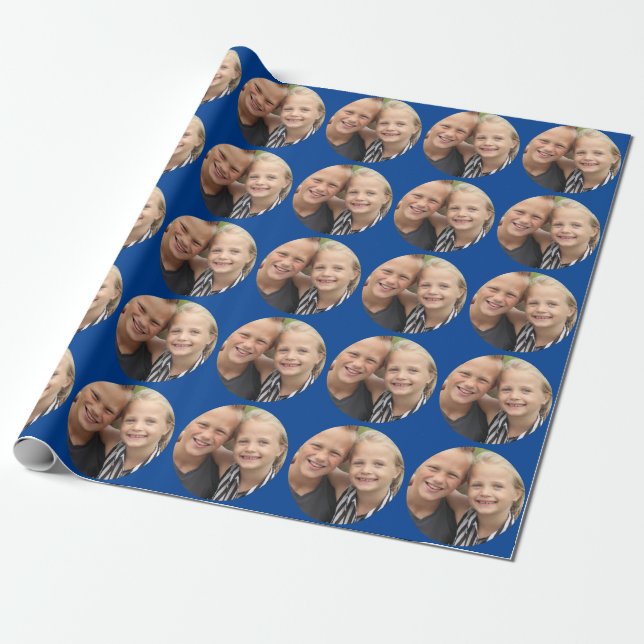 Custom photo wrapping paper (Unrolled)