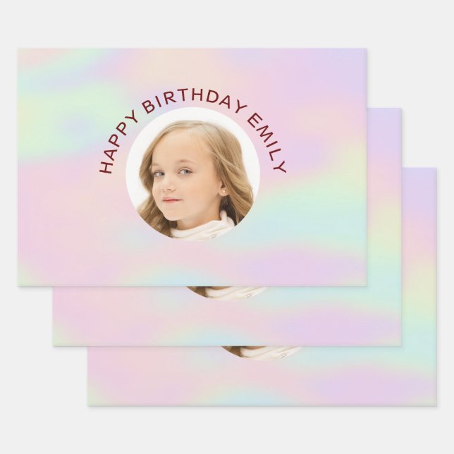 Custom Photo Wrapping Paper Sheets (Set)