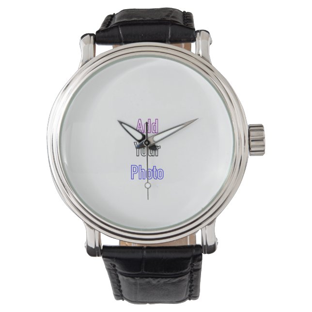 Custom Photo Wrist Watch – Personligt Armbandsur m (Front)