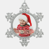 Custom Photo Year Ornament