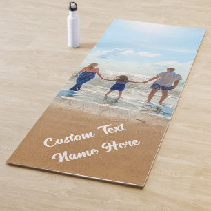 Custom Photo Yoga Mat with Your Photos and Text