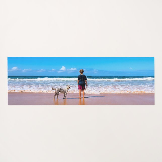 Custom Photo Yoga Mat Your Favorite Pets Photos (Back (Horizontal))