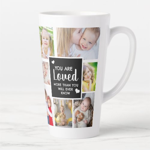 Custom Photo You Are Loved  Latte Mug