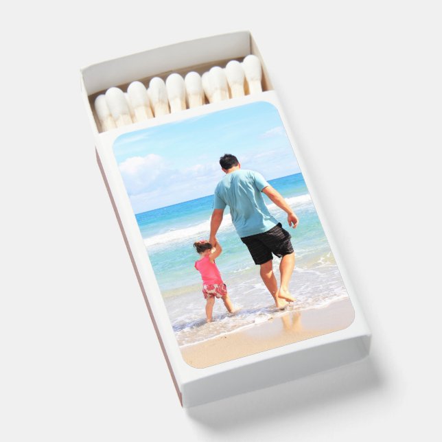 Custom Photo - Your Own Design - Best DAD Matchboxes (Front Open)