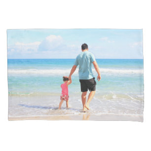 Custom Photo - Your Own Design - Best Dad Pillow Case