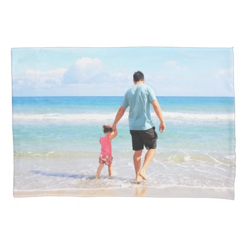 Custom Photo _ Your Own Design _ Best Dad Pillow Case