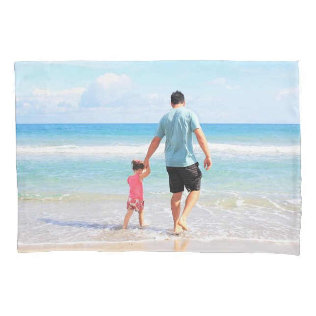 Custom Photo - Your Own Design - Best Dad Pillow Case (Front)