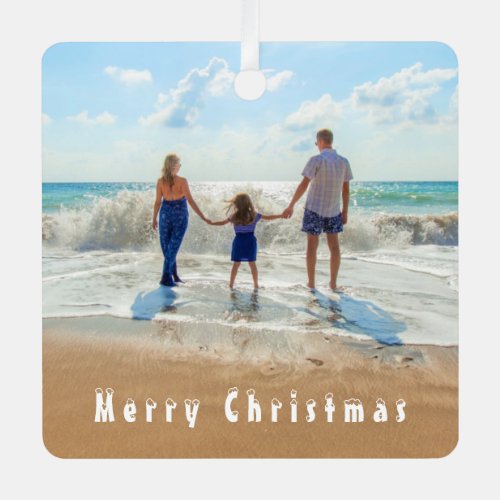 Custom Photo Your Own Design Christmas Ornament