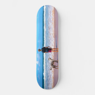 Custom Photo - Your Own Design - I Love My Pet Skateboard