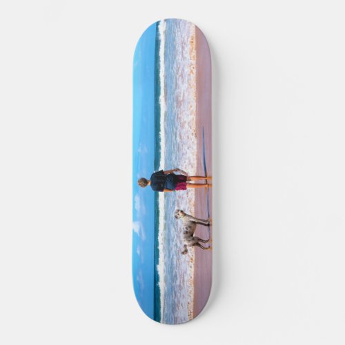 Custom Photo _ Your Own Design _ I Love My Pet  Skateboard
