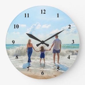 Custom Photo Your Own Design Personalized Clock