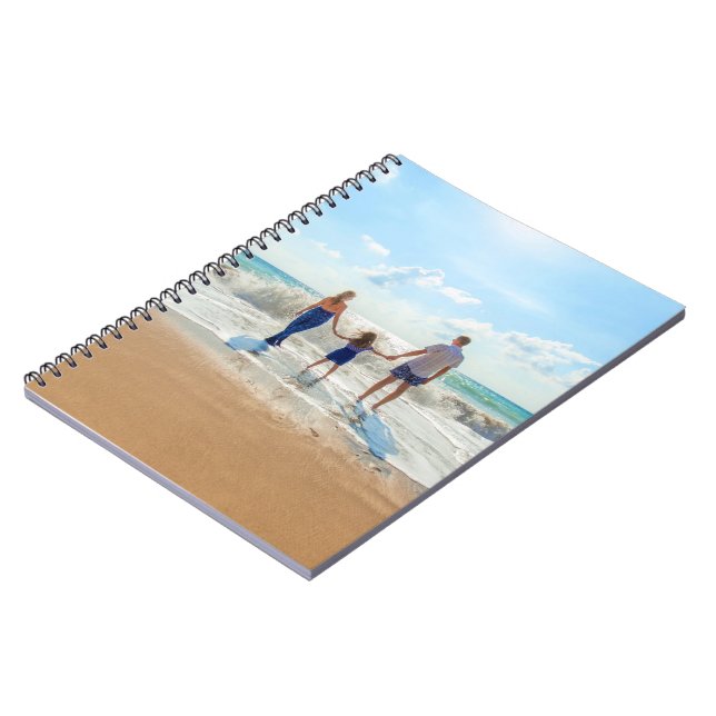 Custom Photo Your Own Design Personalized Notebook (Left Side)