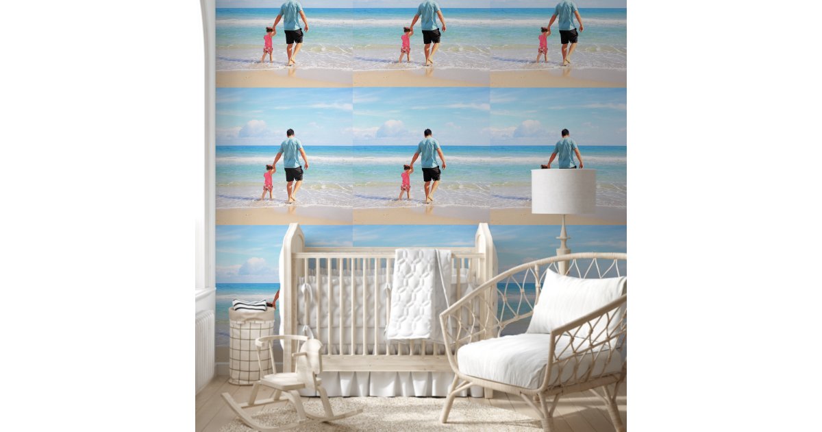 Custom Photo Your Own Design Personalized Wallpaper | Zazzle