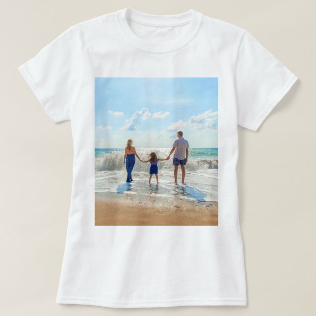 Custom Photo - Your Own Design - Summer  - Family T-Shirt (Design Front)