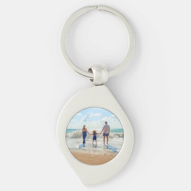 Custom Photo - Your Own Design - Summer Keychain (Front)
