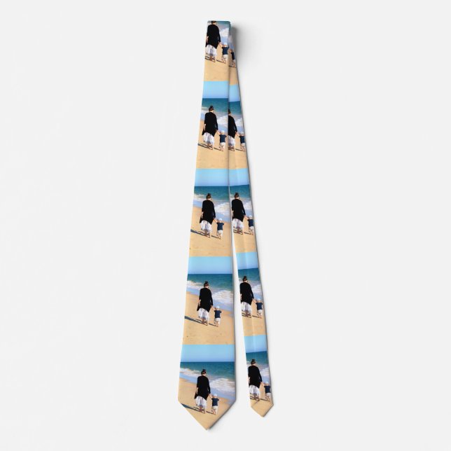 Custom Photo - Your Own Design - The Best Mom Neck Tie (Front)