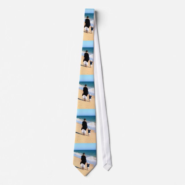 Custom Photo - Your Own Design - The Best MOM Neck Tie (Front)