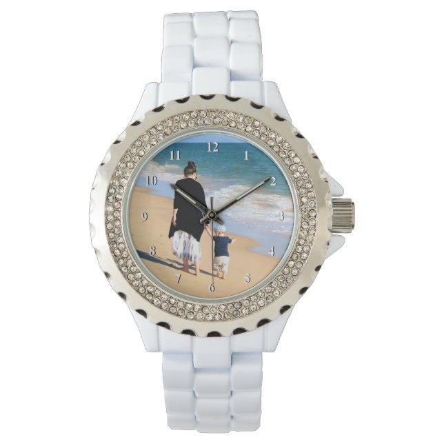 Custom Photo - Your Own Design - The Best MOM Watch (Front)