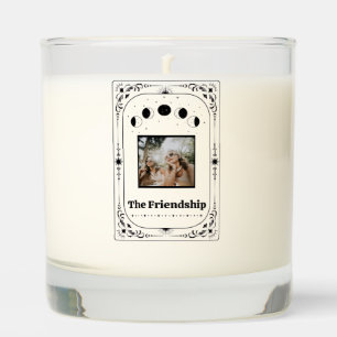 Custom Photo Zodiac Friend Sister Tarot Birthday Scented Candle