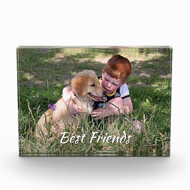 Custom Photograph Personalized With Your Words Photo Block (Front)
