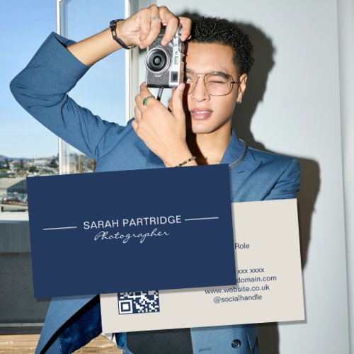 Custom Photographer Business Cards | Professional