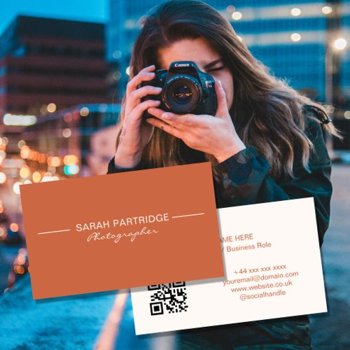 Custom Photographer Business Cards | Professional