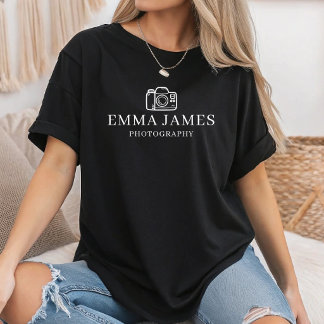Custom Photographer Personalized Photography Photo T-Shirt