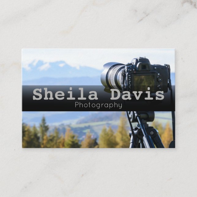 Custom Photography Business Card (Front)
