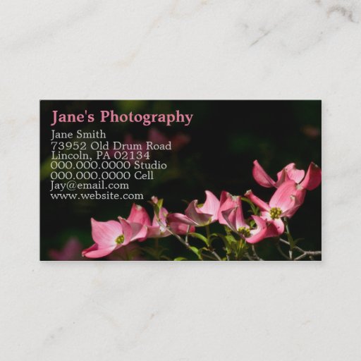 Customizable Custom Photography Business Cards