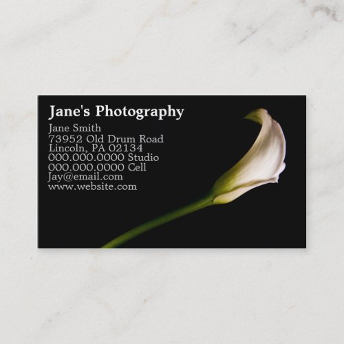 Custom Photography Business Cards
