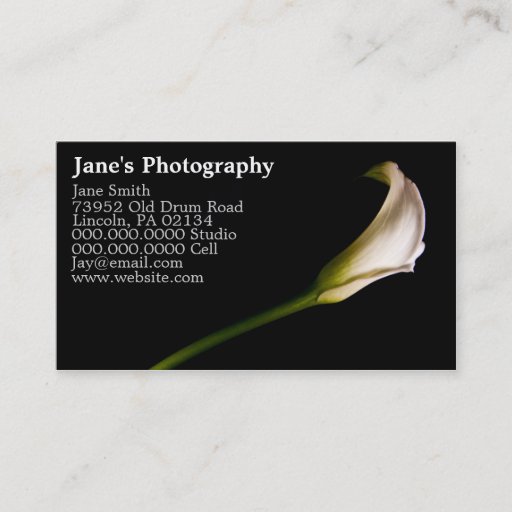 Customizable Custom Photography Business Cards