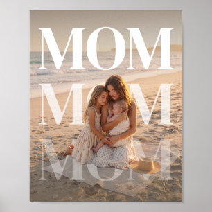 Custom PhotoPop Mom Poster
