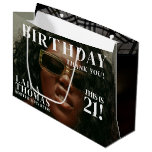 Custom Photos Birthday Party Magazine Cover Large Gift Bag