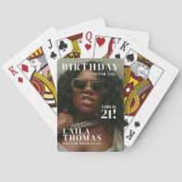 Custom Photos Birthday Party Magazine Cover