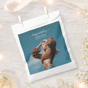 Custom Photos Birthday Party Selfie Picture Favor Bag