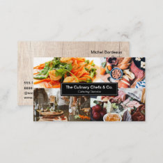 Custom Photos Full Service Catering Business Business Card at Zazzle
