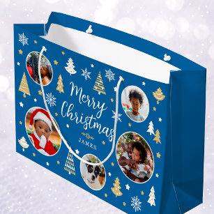 Christmas Icon Personalized Gift Bags