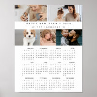 Custom Photos New Year 12 Month 2026 Calendar