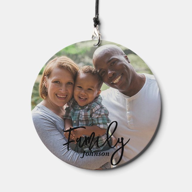 Custom photos personalized   wind chime  (Front)