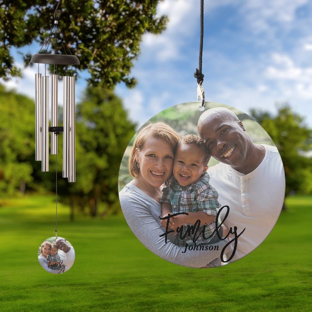 Custom photos personalized   wind chime  (Outdoor)