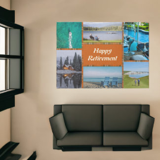 Custom Photos Retirement Gifts for Mom Plaid Area Rug