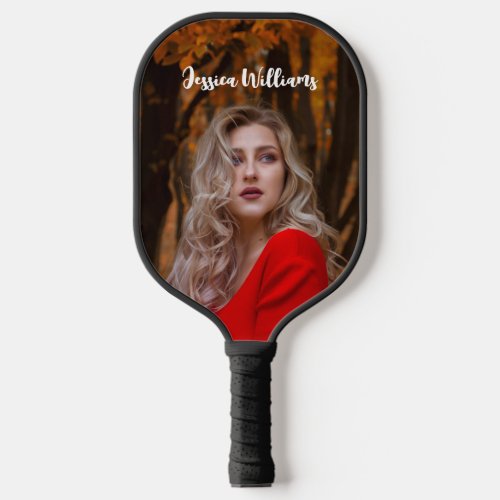 Custom photos script name text create your own pickleball paddle