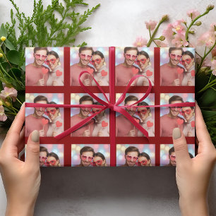 Custom Photos Valentine's Day Wrapping Paper