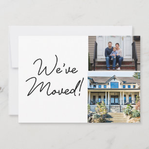 Custom Photos We've moved Script New Home Address Announcement