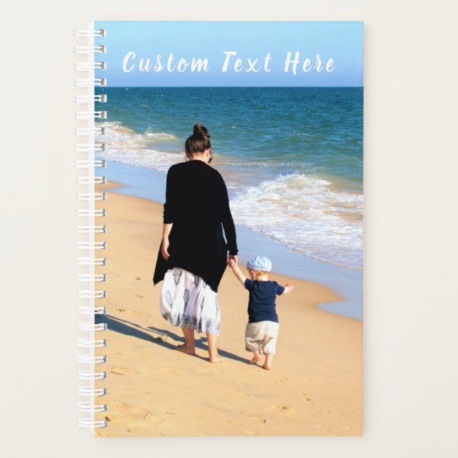 Custom PhotoText Planner Your Family Photos MOM (Front)